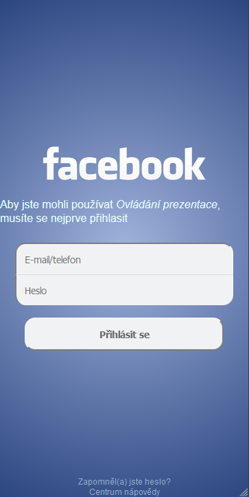 Ovladač prezentací